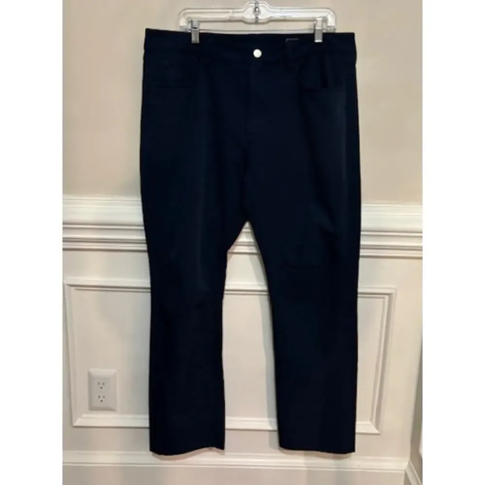 Vineyard Vines Mens Performance Pants 36X32 Navy Blue Golf Chino Casual